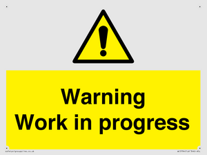 Warning Work in progress